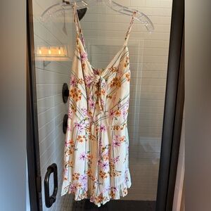 Lost + Wander Strapless Floral Romper